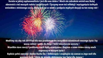 Życzenia na Nowy rok 2019