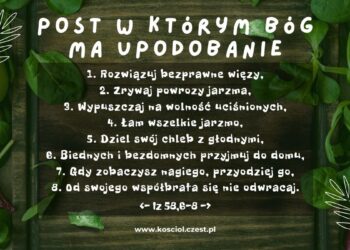 Post w Biblii w którym Bóg ma upodobanie - kosciol.czest.pl