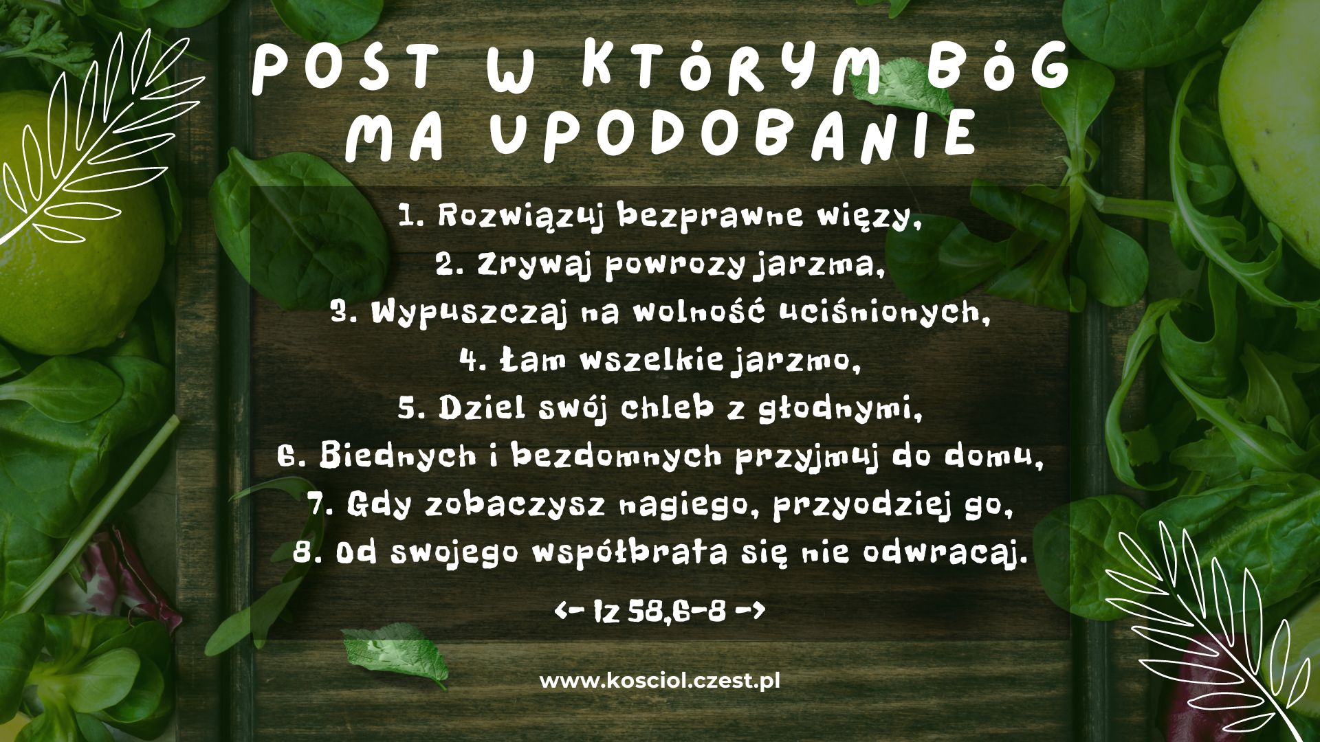 Post w którym Bóg ma upodobanie - kosciol.czest.pl