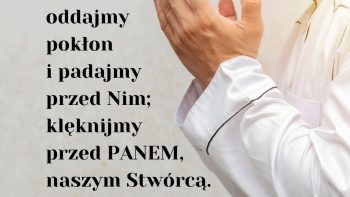 Księga Psalmów 95:6 - Biblijny werset dnia - kosciol.czest.pl