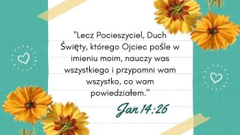 Ewangelia św. Jana 14:26 - Biblijny werset dnia - kosciol.czest.pl