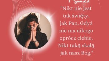 I Księga Samuela 2:2 - Biblijny werset dnia - kosciol.czest.pl
