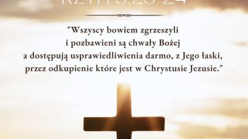 List do Rzymian 3:23-24 - Biblijny werset dnia - kosciol.czest.pl