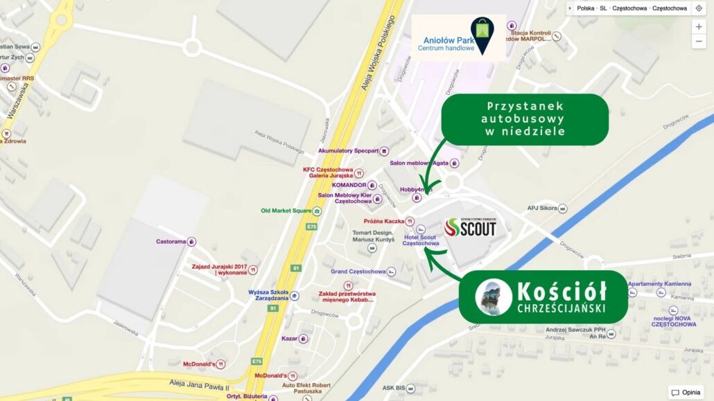 Mapa Scout KchwCz - kosciol.czest.pl