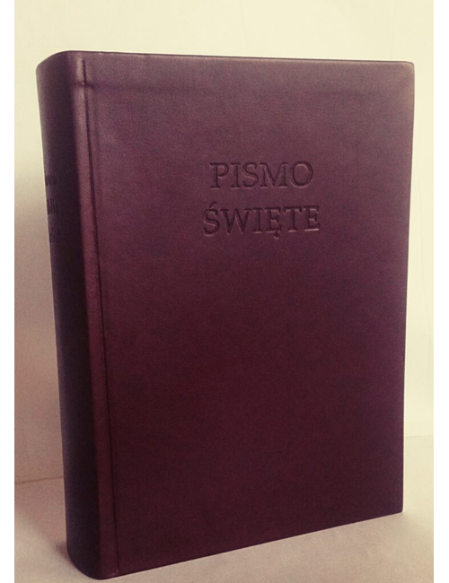 Reprezentatywne wydanie: Nowa Biblia Gdańska (NBG). Źródło: Księgarnia Szaron