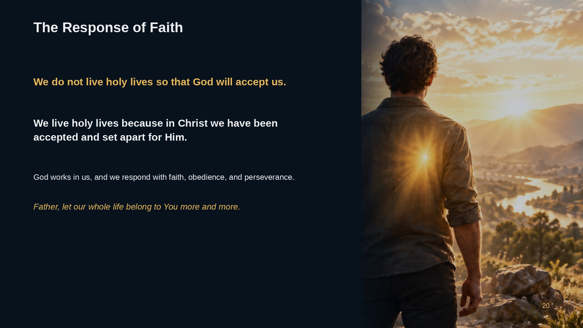 The response of faith