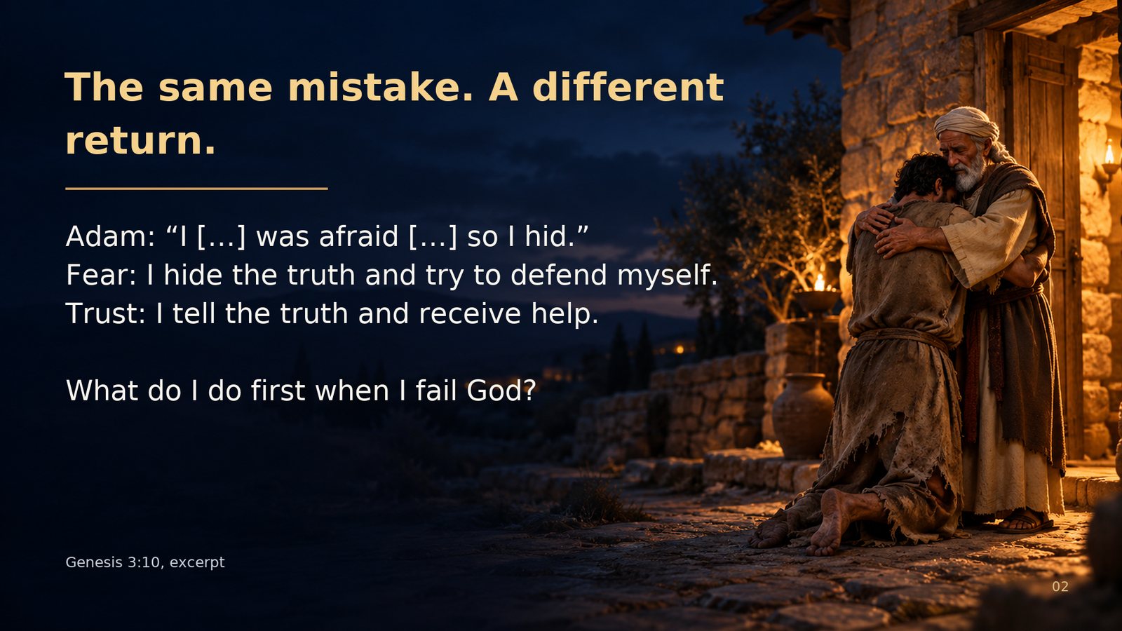 The same mistake. A different return.