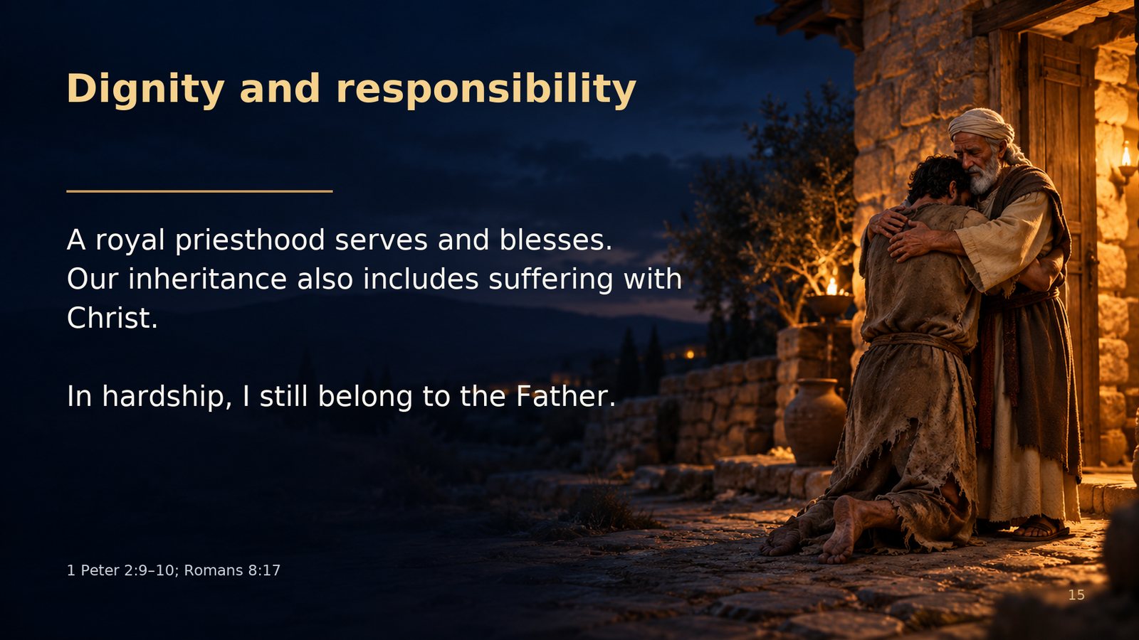 Dignity and responsibility