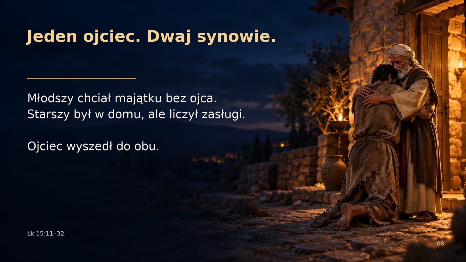 Jeden ojciec. Dwaj synowie.