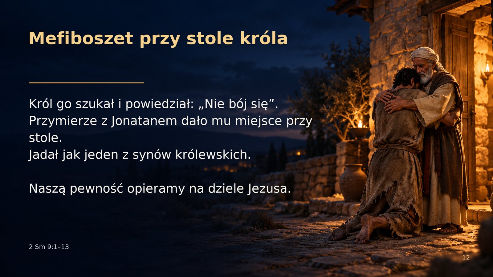 Mefiboszet przy stole króla
