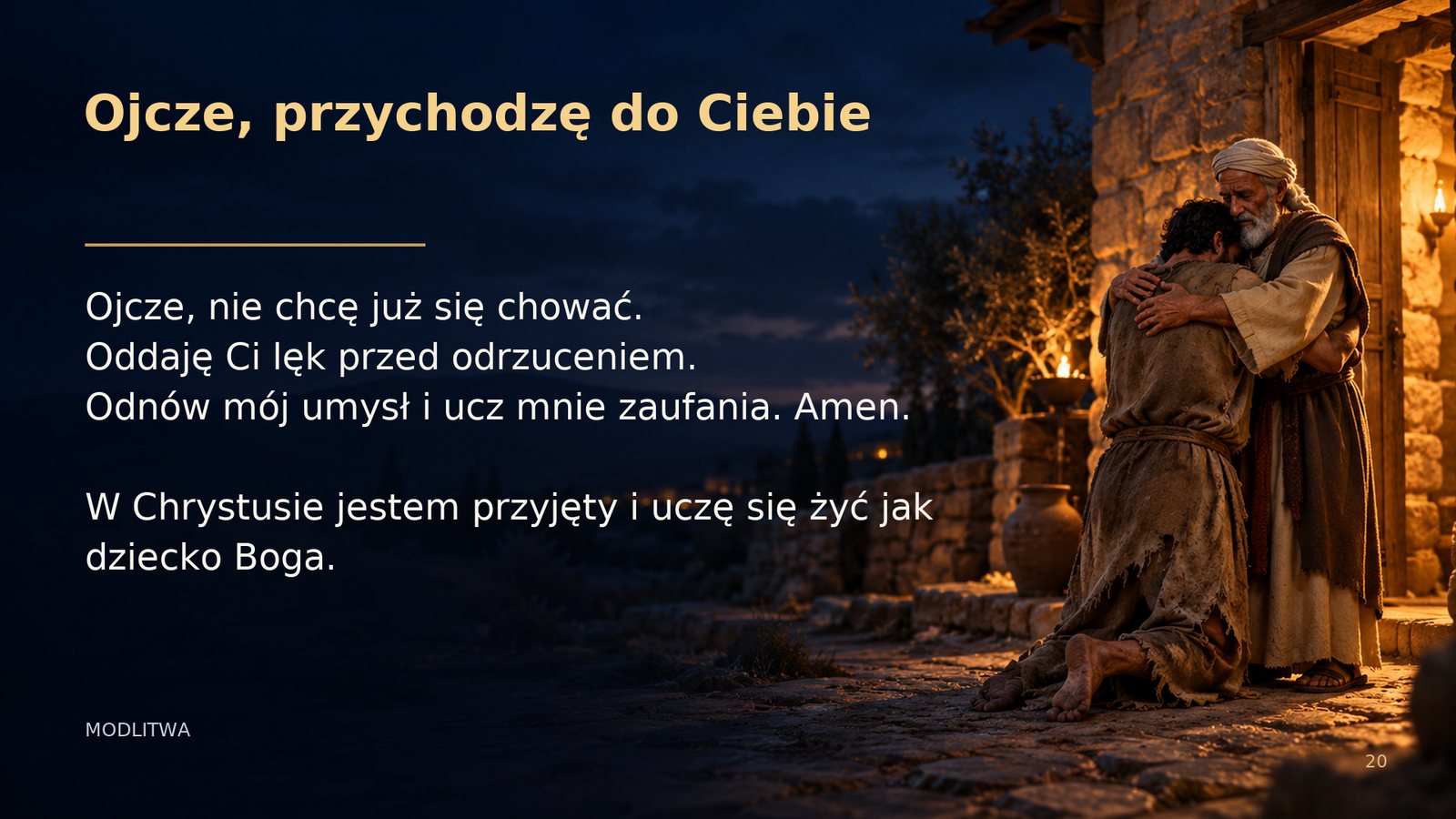 Ojcze, przychodzę do Ciebie