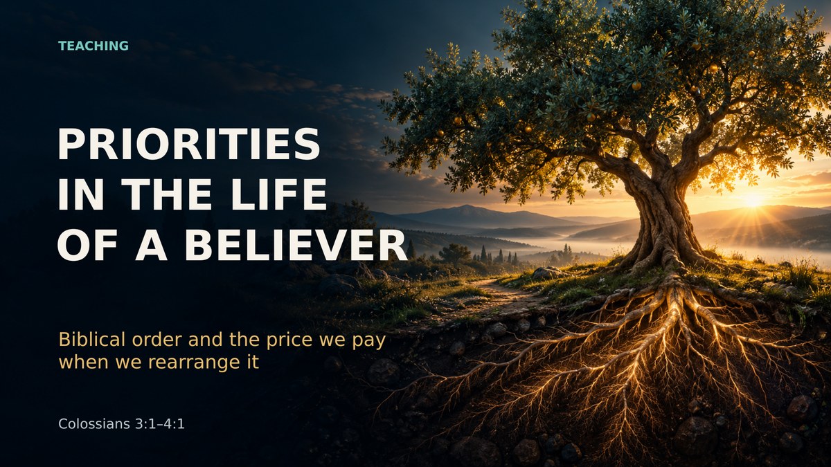 Priorities in the Life of a Believer - kosciol.czest.pl