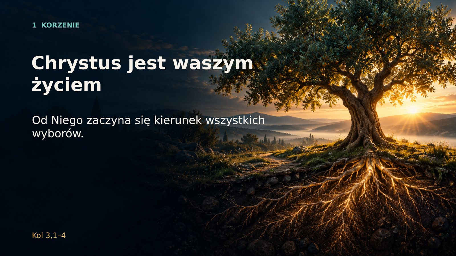 Korzenie — Chrystus jest waszym życiem