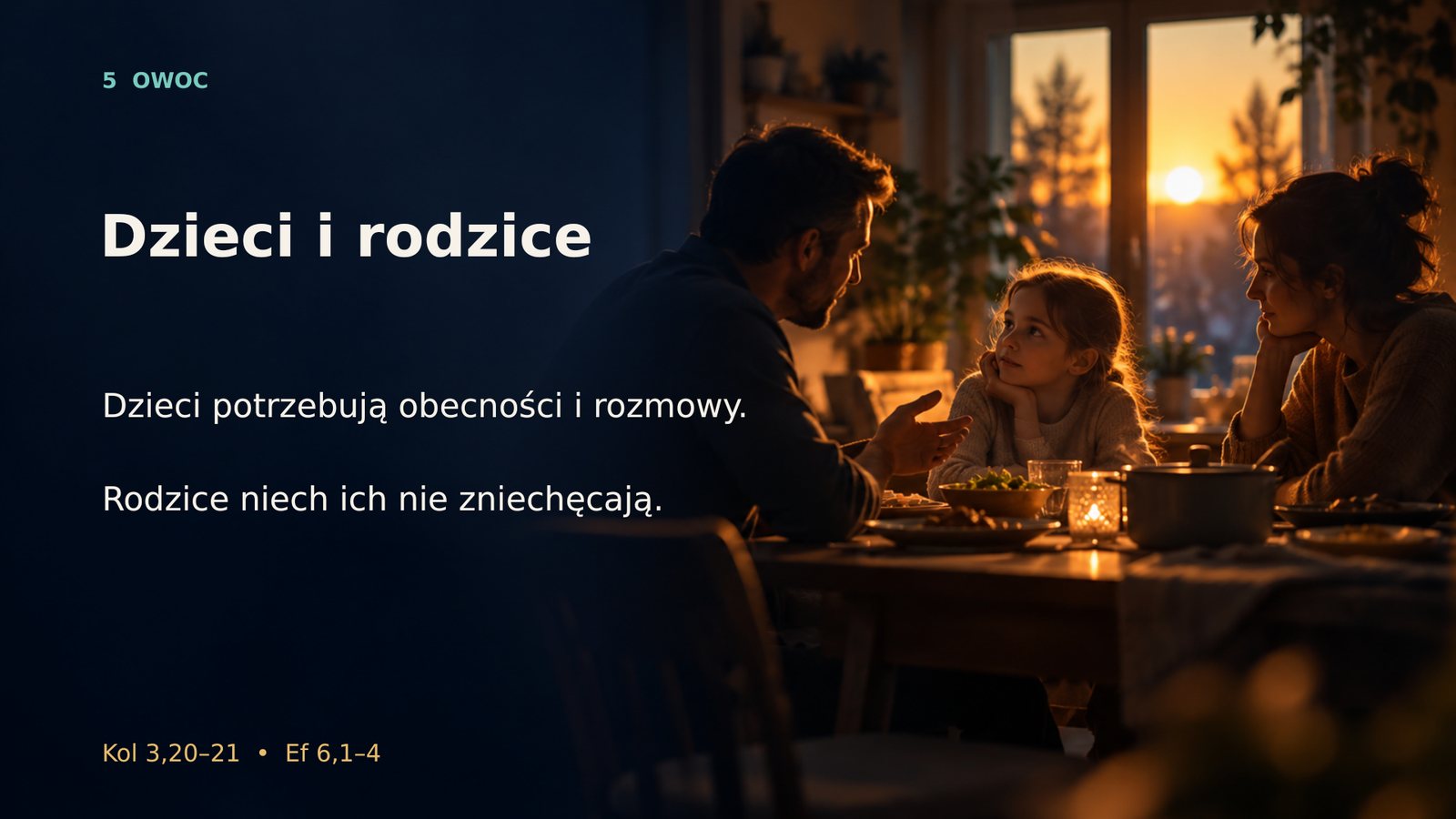 Dzieci i rodzice — obecność i rozmowa